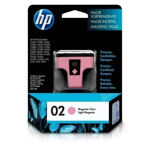 HP 02 Magenta claro original