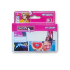 Cartucho Gneiss 711 XL Magenta para HP Designjet T120 T520