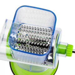 Rallador de Vegetales Manual con Tambores de Acero Inoxidable intercambiables - tienda online