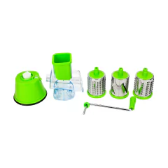 Rallador de Vegetales Manual con Tambores de Acero Inoxidable intercambiables - comprar online