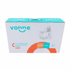 Escurreplatos de Aluminio de Dos Niveles Vonne CESI-2NAL