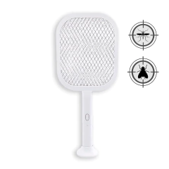 Raqueta Mata Insectos con Base para modo Insectocutor Pasivo Kushiro CINI-0005 blanco - comprar online