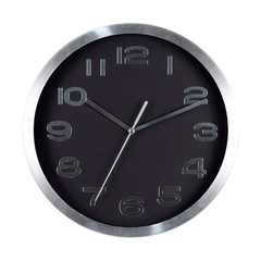 Reloj Analogico Circular 25cm de Aluminio para Colgar en Pared Vonne CRDI-25MN - comprar online
