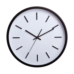 Reloj Analogico Circular 35cm p/ Colgar en Pared Marco Negro Vonne CRDI-35SN - comprar online