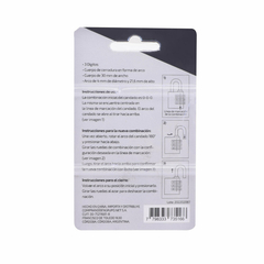 Candado 40 mm de 4 Combinaciones Barovo CUB04C - comprar online