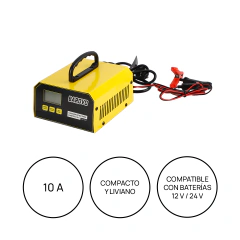 Cargador de baterías inverter 10 A compacto Barovo DCII-150A en internet