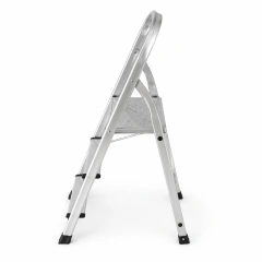 Escalera compacta hogar de aluminio 3 escalones 56 cm Miyawa - comprar online