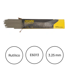 Electrodo rutílico E6013 3,25 mm Barovo DERI-E6013-325