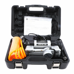 Minicompresor 150 PSI Kushiro Doble Pistón con maletín DMCI-0001 - AHP Insumos