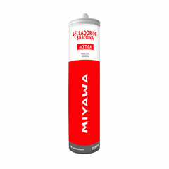 Sellador de silicona acética uso general transparente MIYAWA DSSI-280T - comprar online