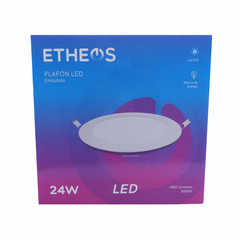 Plafon Led redondo Etheos ELR24LFE 24w Frio p/ Embutir - tienda online