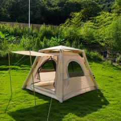 Carpa Inflable Impermeable 2,20 × 2,20 m beige c/ bomba manual Kushiro - comprar online