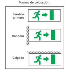 Señalizador Led Atomlux "Salida flecha derecha" - comprar online