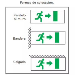 Señalizador Led Atomlux "Salida flecha izquierda" - comprar online