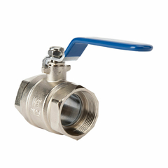Válvula Esférica HH 1 1/2" de acero cromado Gloa VEHH-1 1/2