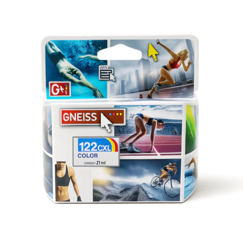 Cartucho Gneiss 122 XL Color para HP - comprar online