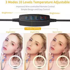 Aro de Luz Led 30 cm udb para tripode en internet