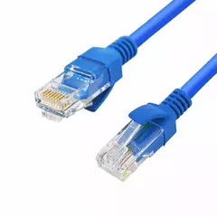Cable Red Patchcord 5 metros Azul Cat. 5