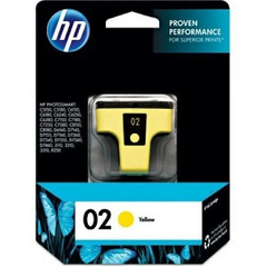 HP 02 amarillo original