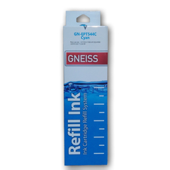 Tinta Gneiss Epson T544C 70cc Cian p/ L1110 / 3110 / 3150 / 5190