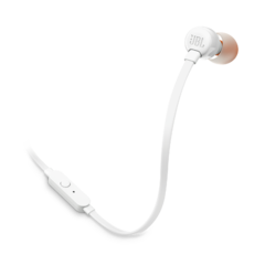 Auriculares JBL Tune 110 in-ear blancos a cable