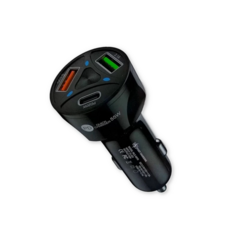 Cargador 12v automovil rapido 55W 2 puertos usb + 1 tipo C en internet