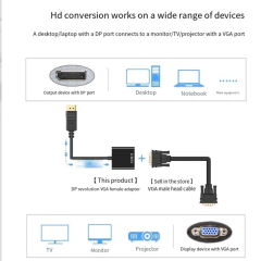 Adaptador Display Port a VGA JG-DPVGA en internet