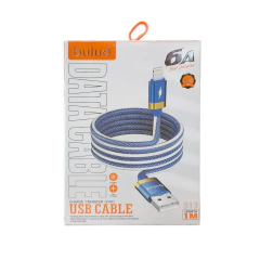 Cable USB a Lightning Bulud S13 1M - Carga Rápida 6A y Transferencia de Datos - AHP Insumos