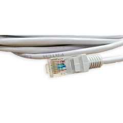 Cable Red Patchcord 10 metros Blanco Cat. 5 - tienda online