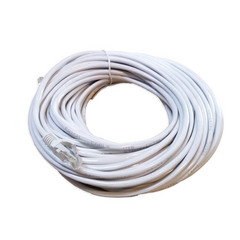 Cable Red Patchcord 20 metros Blanco Cat. 5 - comprar online