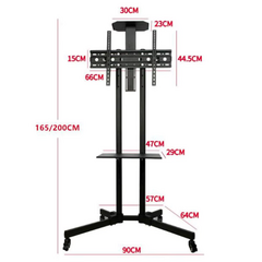 Soporte movil tipo Stand con Ruedas para TV de 32 a 70" - comprar online