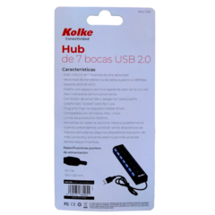 Imagen de HUB usb Kolke 7 bocas USB 3.0 KAV105