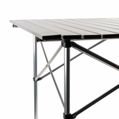 Mesa Plegable de Aluminio p/ Camping Kushiro 70 x 70cm - tienda online