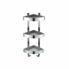 Organizador para Ducha Esquinero Triple Acero Inoxidable Gloa ORET-01