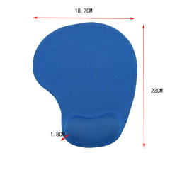 Mouse Pad con Gel 19 x 23 cm en blister Gris - AHP Insumos
