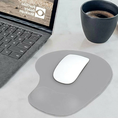 Mouse Pad con Gel 19 x 23 cm en blister Gris - tienda online