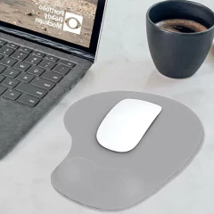 Mouse Pad con Gel 19 x 23 cm en blister Azul oscuro - AHP Insumos