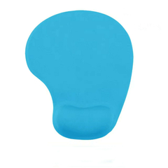 Mouse Pad con Gel 19 x 23 cm en blister Celeste
