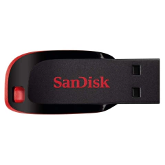 Pendrive 64gb Sandisk Cruzer Blade Negro - comprar online
