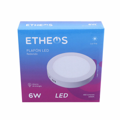 Plafon Led redondo Etheos 6w Fria p/ Amurar PLR6LFE - AHP Insumos