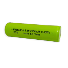 Pila Recargable 18650 con teton 3.6v 2600mAh Litio Probattery con PCM (proteccion) en internet