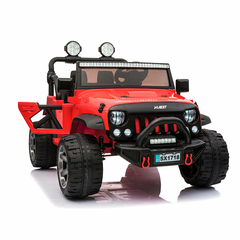 Auto Eléctrico tipo Jeep para Niño 12V 45w rojo con control remoto
