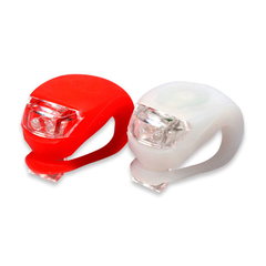 Set de 2 Luces Led con Silicona Blanca y Roja para bicicleta Kuest