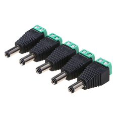 Conector ficha de alimentacion de tiras led