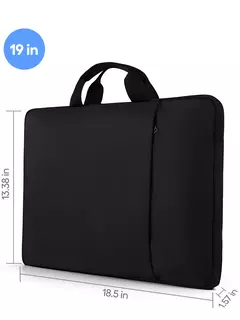 Maletin Funda para Notebook 15,6" Negro 40 x 30cm - AHP Insumos