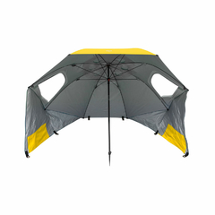Sombrilla Carpa Playera 2,5 m para viento Vonne Amarilla