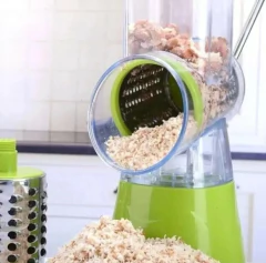 Rallador de Vegetales Manual con Tambores de Acero Inoxidable intercambiables - tienda online