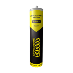 Sellador de Silicona Acética Transparente en Pote de 280ml para Pistola