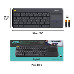 Teclado inalambrico Logitech K400 PLUS Dark en internet