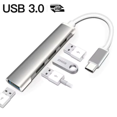 Hub Tipo C a 1 USB 3.0 + 3 USB 2.0 - AHP Insumos